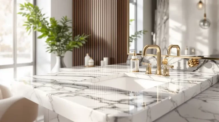 Mármore Calcita A joia branca que eleva projetos de Alto Padrão em Brasília